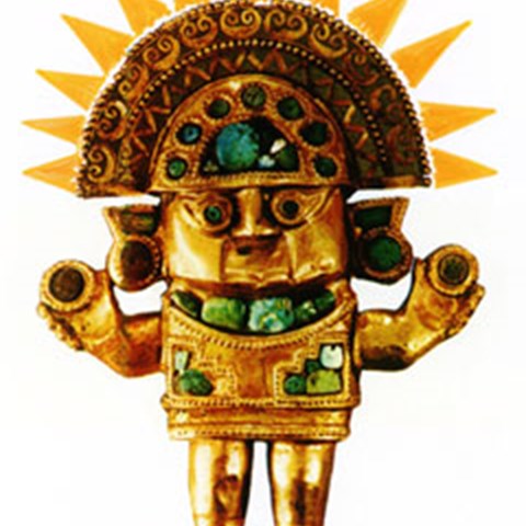 Logotype of the INCA model. Edited photo.