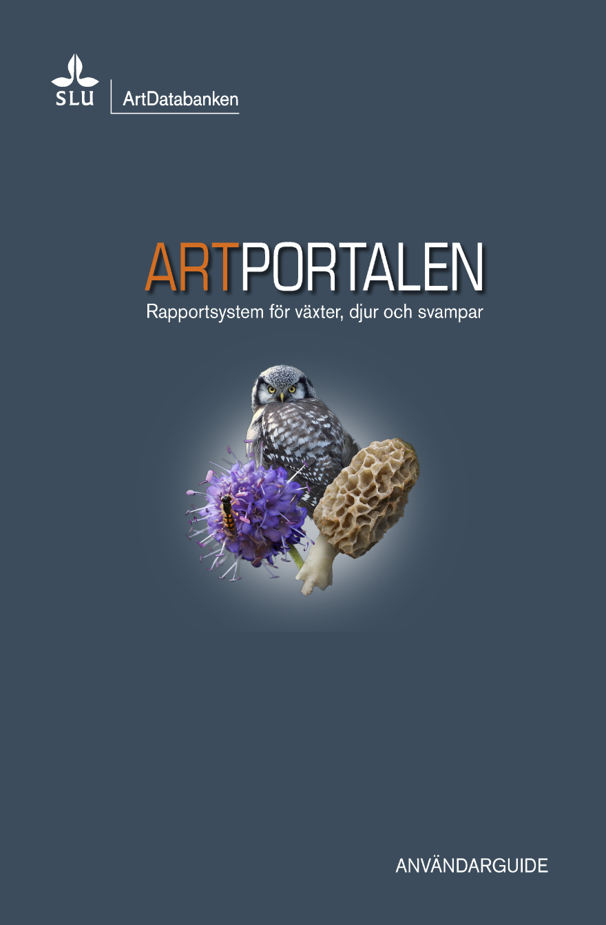Artportalen-manual-3.0-framsida