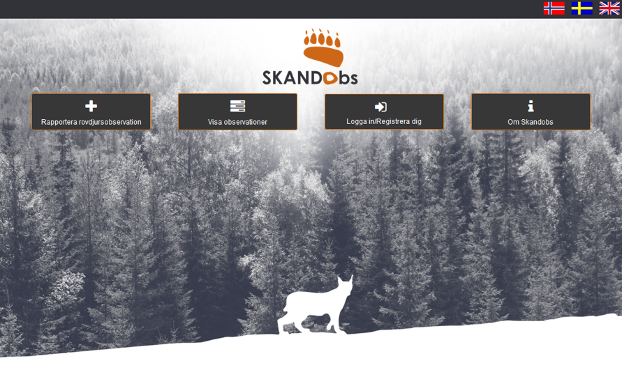 Skandobs startsida