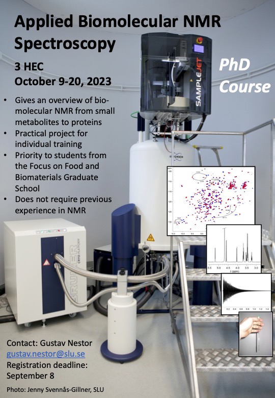 Applied Biomolecular NMR Spectroscopy