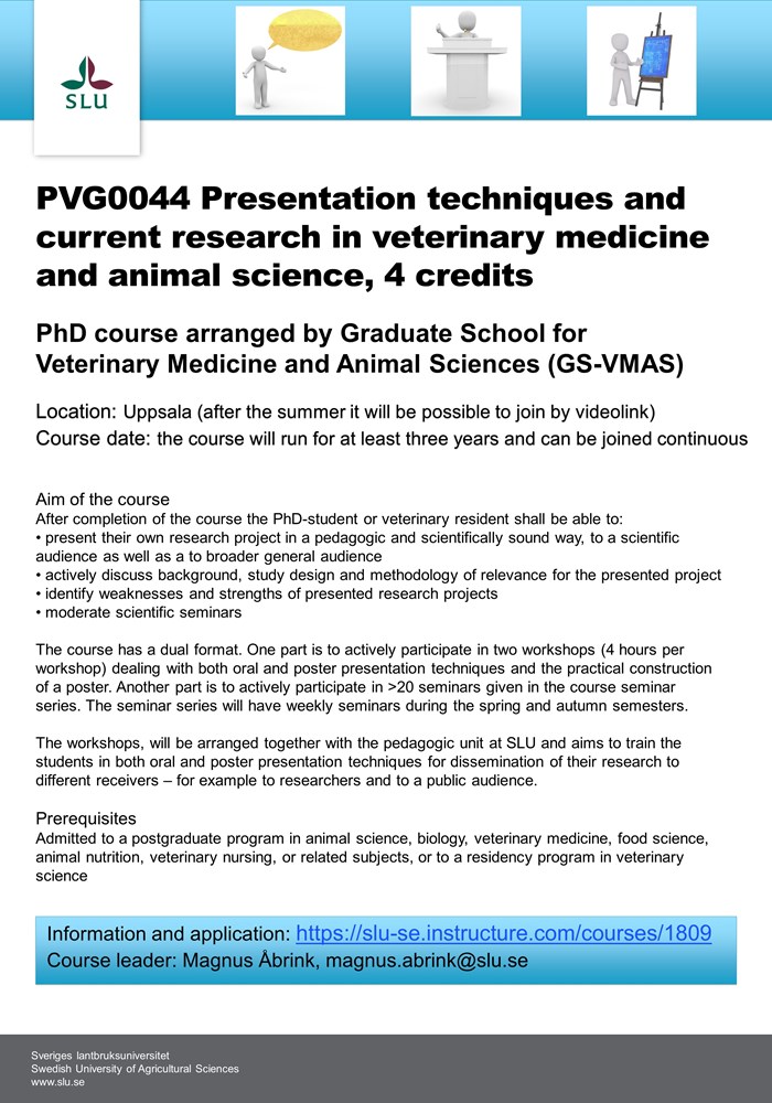 Course poster PVG0044