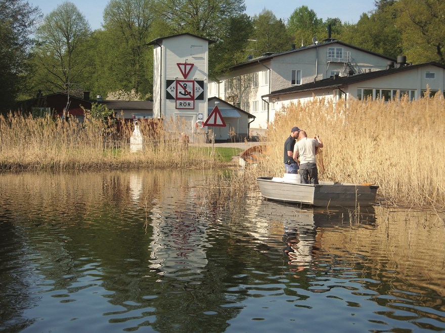 The building of the Institute of Freshwater Research. Photo.