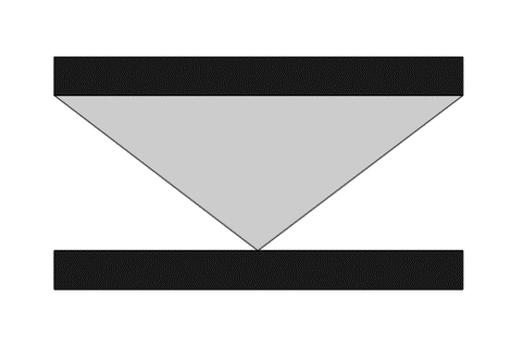Two boxes and a line between them.