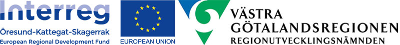 Illustration som visar flera olika logos för partner i projektet Green Valley.