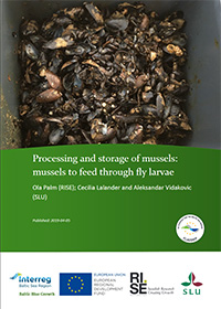 Cover for a publication on mussels. Picture.