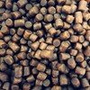 Close up of fish feed. Photo.