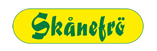 Logotyp för Skånefrö. Bild.