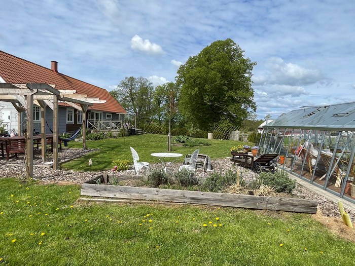 En trädgård