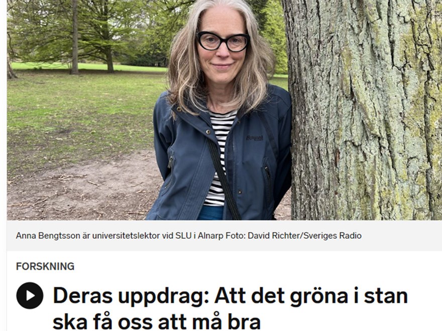 Faximil från Sveriges Radio