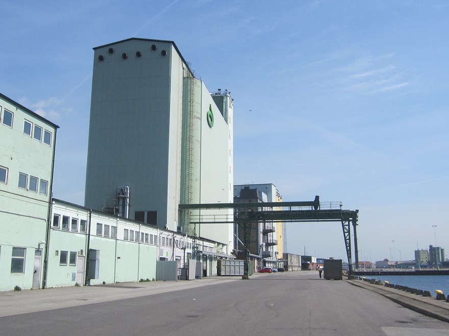 Industrial harbour in Malmö