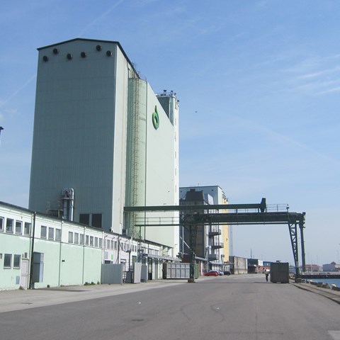 Industrial harbour in Malmö