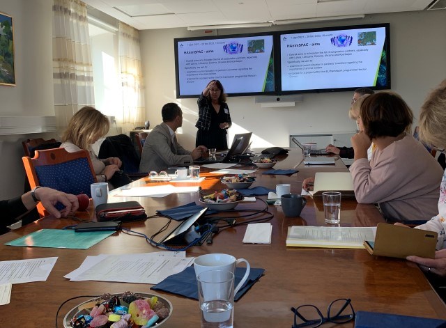 Galia presenterar projektstatus