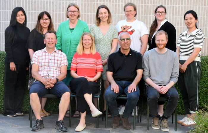 Gruppfoto av medlemmar i gruppen  Matens struktur och egenskaper