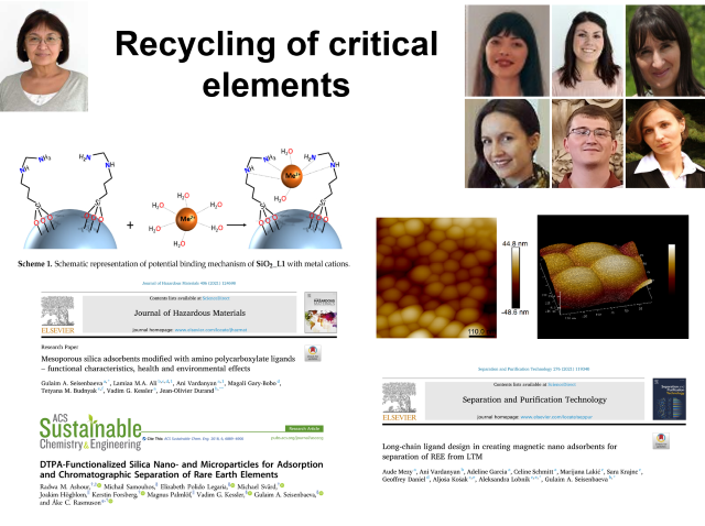 Recycling of critical elements project overview