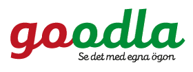 Logotyp for goodla, illustration.