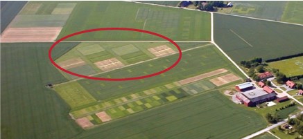 Ett jordbrukslandskap, foto.