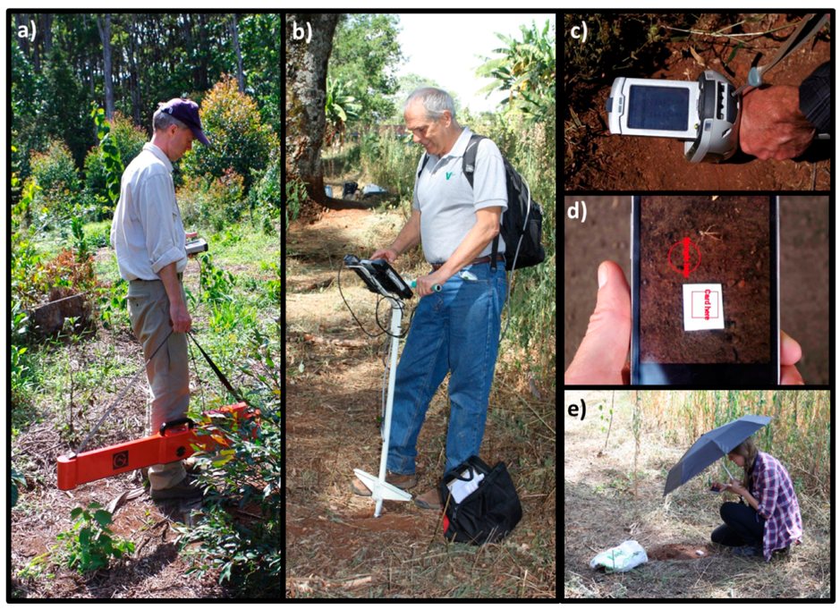 Photo collage of field work in Kenya, photo.
