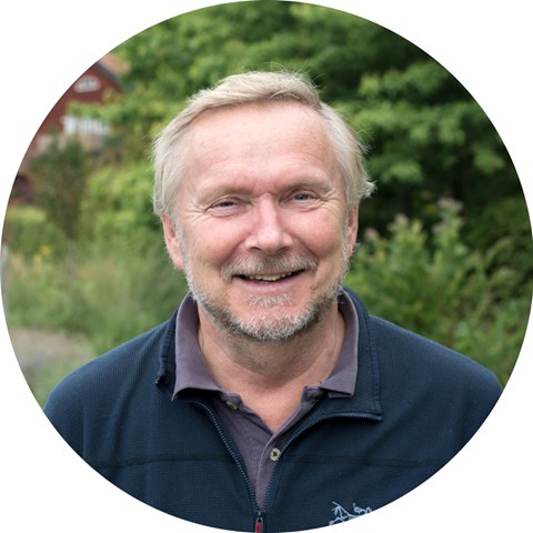 Portrait photo of a man outdoors. Photo.