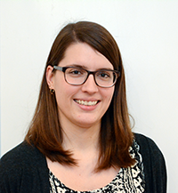 Portrait photo of a woman against white background. Photo.