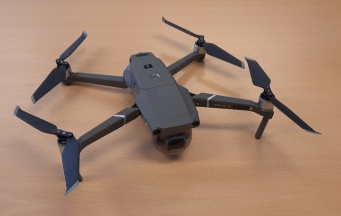 Mavic 2 Pro drone from DJI with four rotors