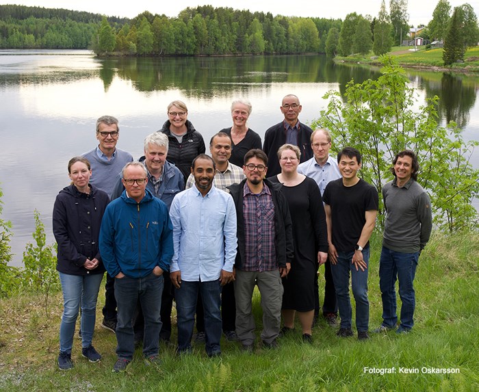 Gruppfoto av institutionen i juni 2022