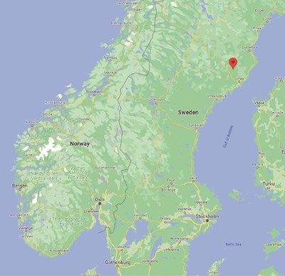 Map of krycklan catchment