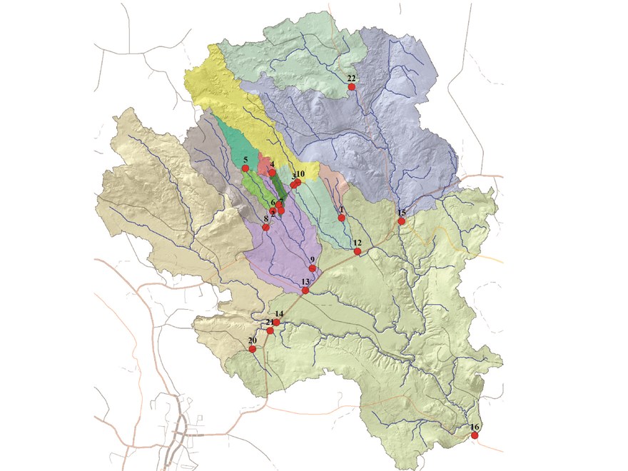 Map of Krycklan