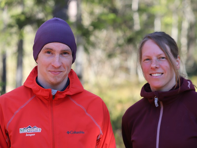 Camilla Sandström and Jesper Holmstedt