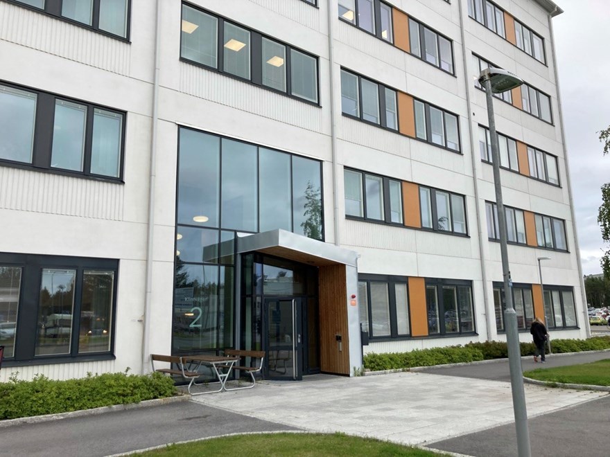 Palliative medicine Umeå building