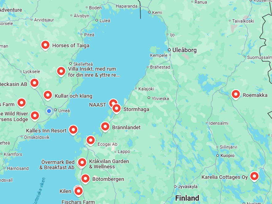 Map of Reggae companies