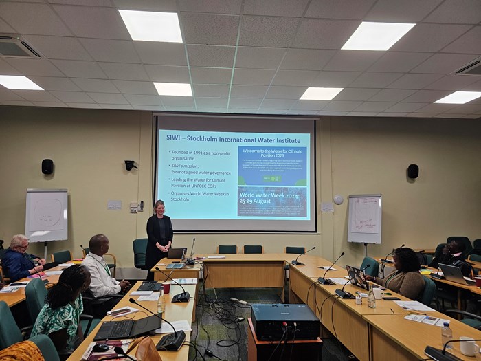The team engaged actively in discussions through group activities, presentations, and the panel.