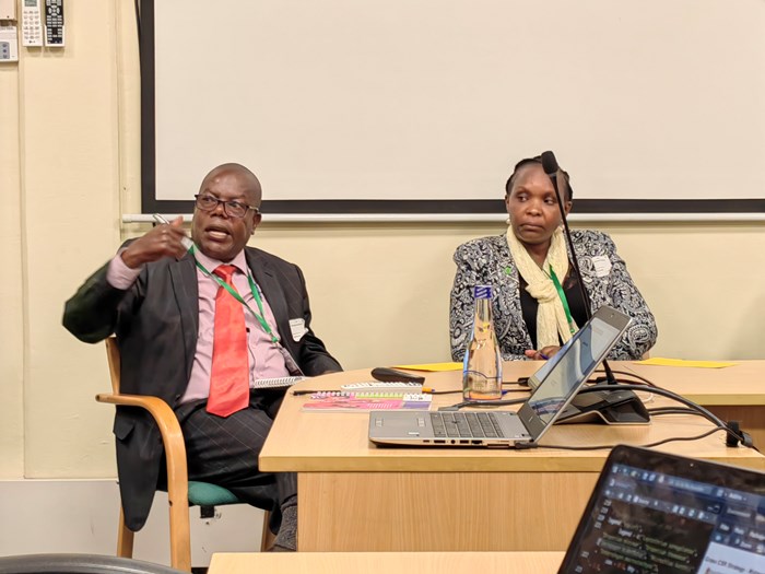 The team engaged actively in discussions through group activities, presentations, and the panel.
