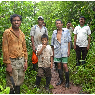 Forest farmers in Chazuta. Photo.