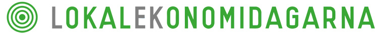 Logotyp för Lokalekonomidagarna. Illustration.