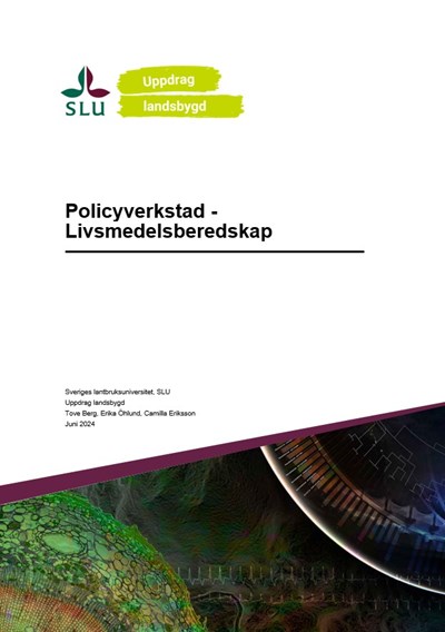 Rapport Livsmedelsberedskap