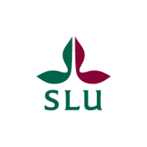 SLU:s logga i grönt och rött. Bild.