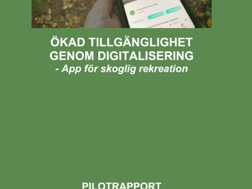 Bild på ett grönt omslag med en bild på en smartphone