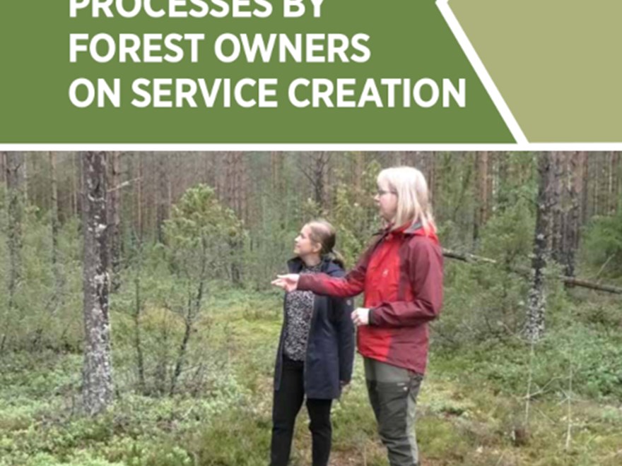 Cover with a image of two forest owners in a forest