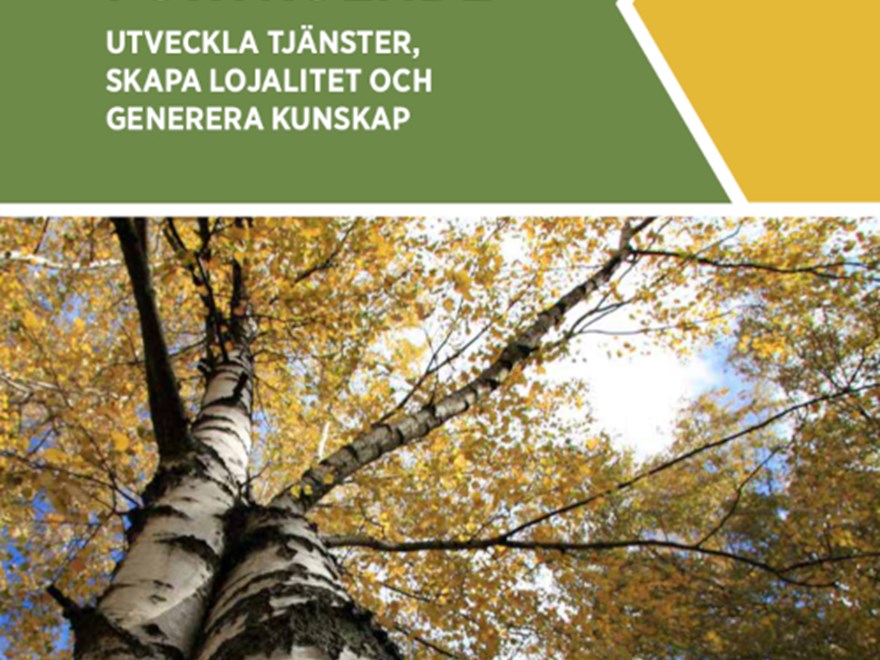 Omslag med en bild på en två träd som växt samman