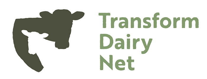 Logotype for EU-project Transform Dairy Net. Picture.