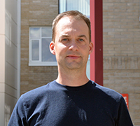 Portrait of lecturer Johnson. Photo. 
