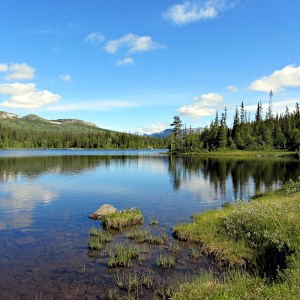 A lake. Photo.