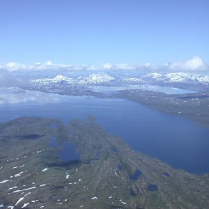 Lakes in the mountains, photo.