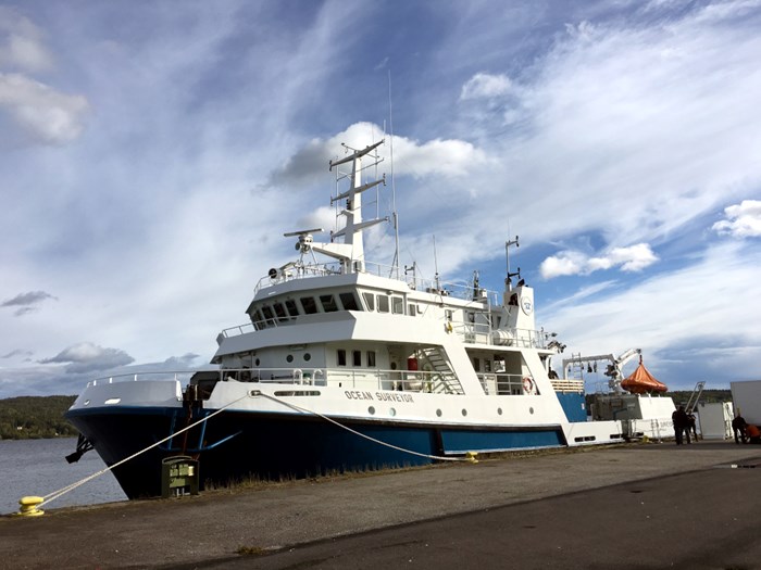 Forskningsfartyg, foto.
