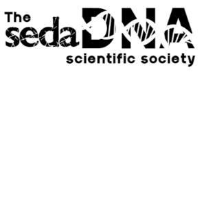 Logga med texten "The sedaDNA scientific society".