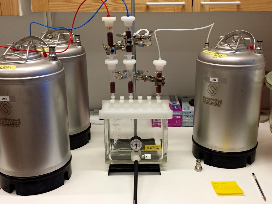 Lab devices. Photo. 