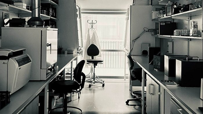 Interior of laboratory. Photo.