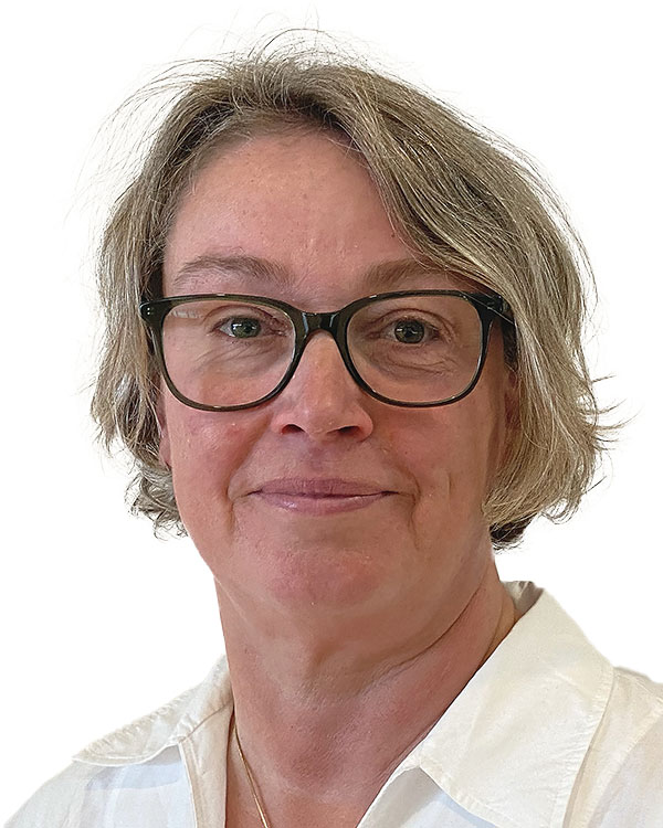 Portrait image of Helene Oscarsson. Photo. 