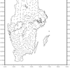 Urklipp ur ICP Forests karta över inventeringsytor, 1995-2006