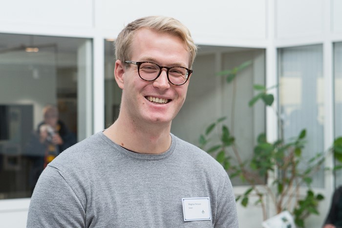 Magnus Persson, jägmästarstudent vid SLU. Foto: Andreas Palmén